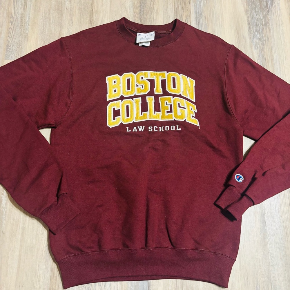 Boston College Red Crewneck Size Small by Champion